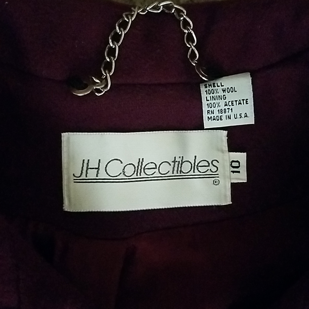 JH Collectibles Double Breasted Wool Coat - Picture 3 of 7